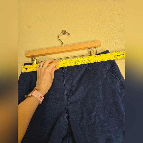 St Johns Bay Navy Cotton Shorts - Picture 4 of 8